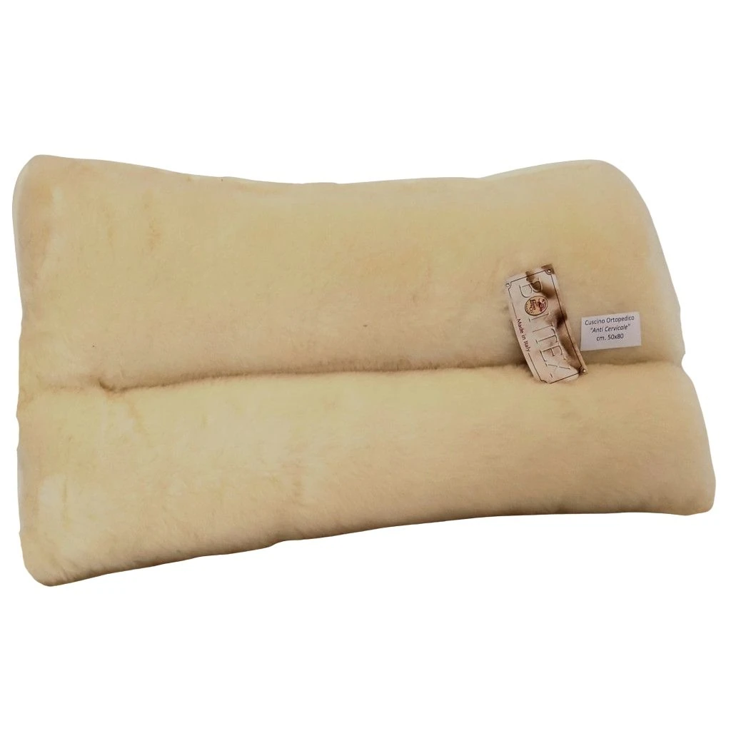 Cuscino Anticervicale Lana Merino front